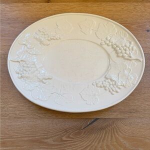 🔥ITALIAN POTTERY 🔥 Medium Grapeleave Serving Dish Pricefirm!